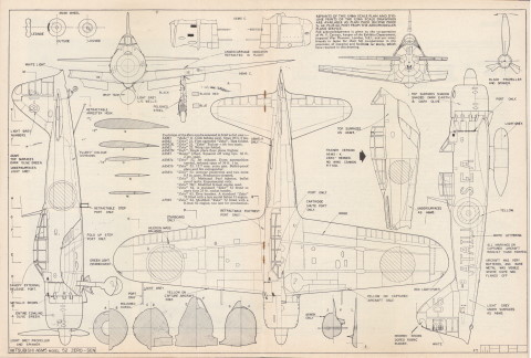 Gloster Javelin, G.A.G.Cox, с тех. надписями